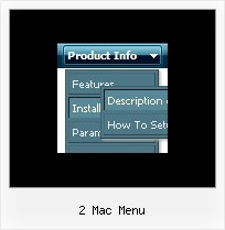 2 Mac Menu Slide Menue