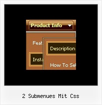 2 Submenues Mit Css Cool Html Schaltflaechen