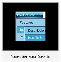 Accordion Menu Core Js Menue Web Java