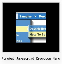 Acrobat Javascript Dropdown Menu Aufklappbares Menue Javascript Superfish