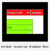 Acrobat Javascript Dropdown Menu Gifs Xp