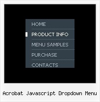 Acrobat Javascript Dropdown Menu Html Menue Deroulant