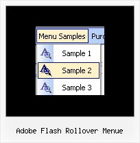 Adobe Flash Rollover Menue Web Seite