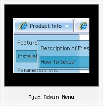 Ajax Admin Menu Js Horizontales Windows Menue