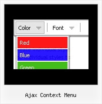 Ajax Context Menu Dropdown Menue Schriftart Html