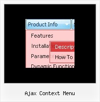 Ajax Context Menu Bildlaufposition Javascript