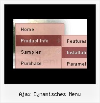 Ajax Dynamisches Menu Css Script Drop Down Menu Vertikal