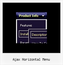 Ajax Horizontal Menu Data Js Menu