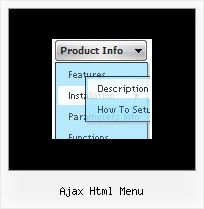 Ajax Html Menu Onmouseover Onclick Menu Javascript