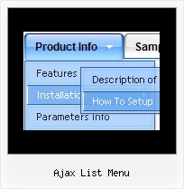 Ajax List Menu Menueleiste Verloren In Firefox