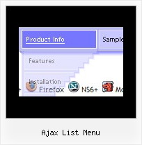 Ajax List Menu Java Dynamisches Menue