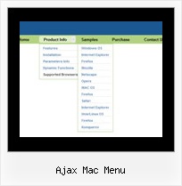 Ajax Mac Menu Menue Schieberegler
