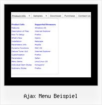 Ajax Menu Beispiel Itunes Menue Css