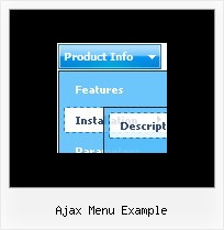Ajax Menu Example Menue Folie Vertikal