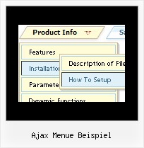 Ajax Menue Beispiel Javascript Menue Ohne Frame