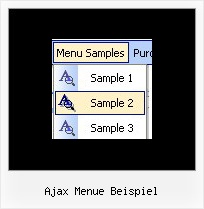 Ajax Menue Beispiel Menue Mit Ordner Javascript