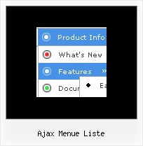 Ajax Menue Liste Dhtml Menu German