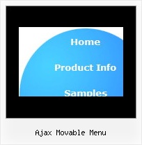 Ajax Movable Menu Website Buttons Download