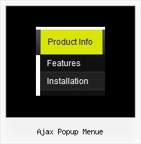 Ajax Popup Menue Menue Frame
