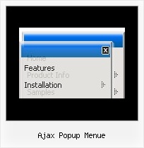 Ajax Popup Menue Xp Menue Stile