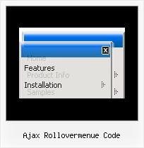 Ajax Rollovermenue Code Css Schaltflaechen Galerie