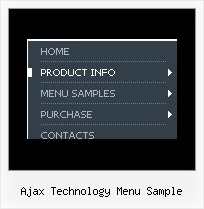 Ajax Technology Menu Sample Php Mysql Menue Kategorien