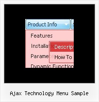 Ajax Technology Menu Sample Javascript Cool