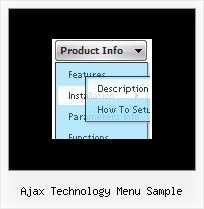 Ajax Technology Menu Sample Menue Con Html