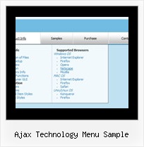 Ajax Technology Menu Sample Css Tab Menu Runde Ecken