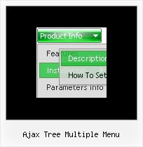 Ajax Tree Multiple Menu Horizontal Menue Script