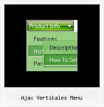 Ajax Vertikales Menu Html Menu Horizontal Submenu