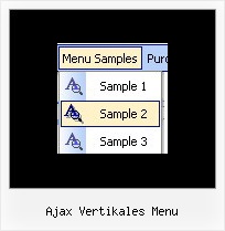 Ajax Vertikales Menu Menue Design