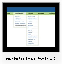 Animiertes Menue Joomla 1 5 Popup Menues