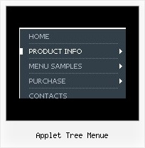 Applet Tree Menue Vertikalen Drop Down