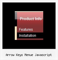 Arrow Keys Menue Javascript Btn Yellow Menu