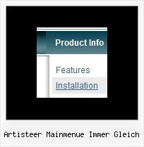 Artisteer Mainmenue Immer Gleich Menue Buttons