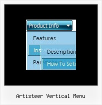 Artisteer Vertical Menu Ajax Dark Orange Menu