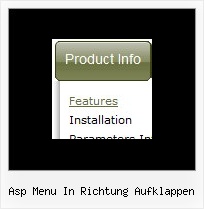 Asp Menu In Richtung Aufklappen Horizontales Dropdown Menue Css