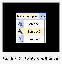 Asp Menu In Richtung Aufklappen Javascript Menue Frame