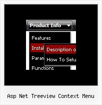 Asp Net Treeview Context Menu Flyout Menues