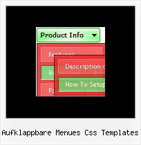 Aufklappbare Menues Css Templates Listen Menue Sub Vertikal Css