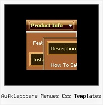 Aufklappbare Menues Css Templates Javascript Taskbar Menue