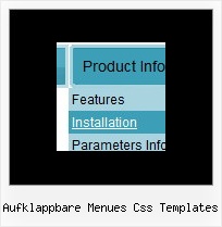 Aufklappbare Menues Css Templates Dhtml Menu Tutorial