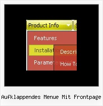 Aufklappendes Menue Mit Frontpage Horizontales Menu Dropdown Javascript