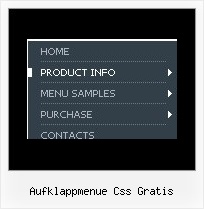 Aufklappmenue Css Gratis Css Menu Vertical Mit Untermenu