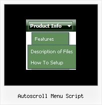 Autoscroll Menu Script Javascript Floating Menu