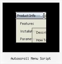 Autoscroll Menu Script Vista Orange Menuepunkt