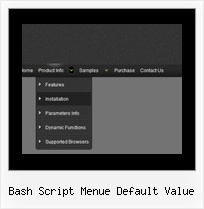 Bash Script Menue Default Value Tpp Menuevorlagen