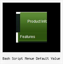 Bash Script Menue Default Value Java Gui Menue