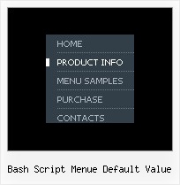 Bash Script Menue Default Value Homepage Menueleiste Fuer Alle Seiten